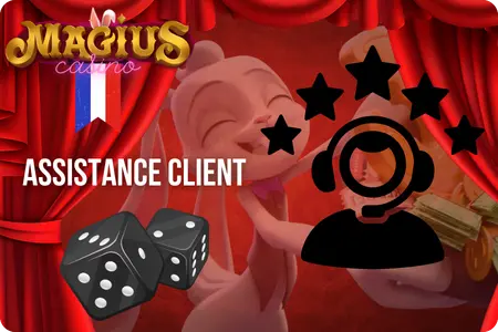 Options de contact du casino Magius
