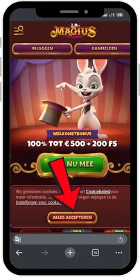 Magius iOS accept